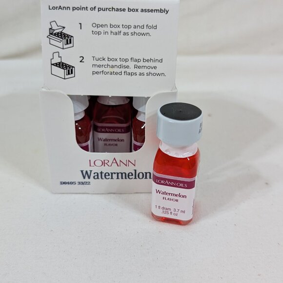 LorAnn Watermelon Flavoring Box of 12 - Picture 1 of 3